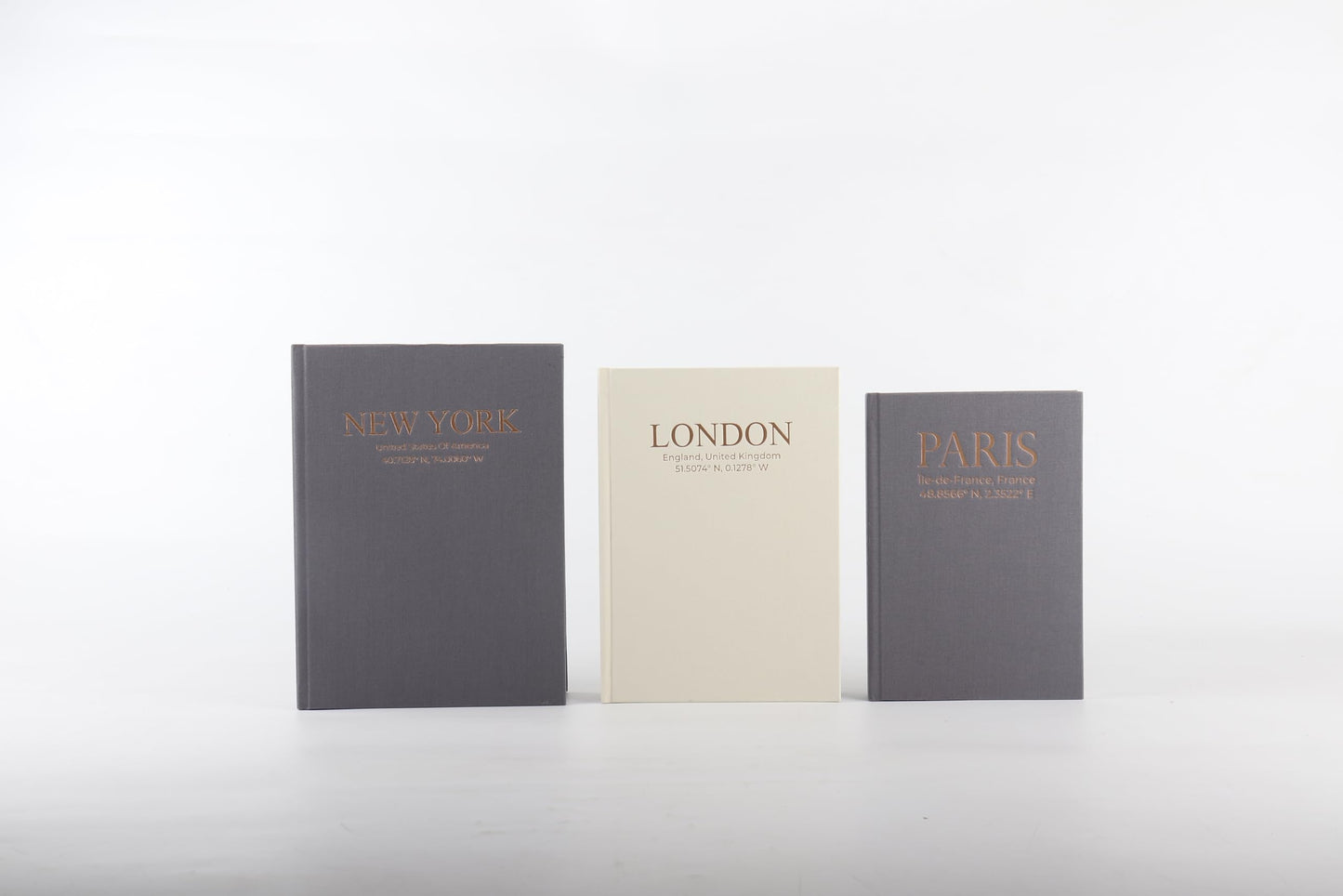 Premium Linen Decorative Books with Storage