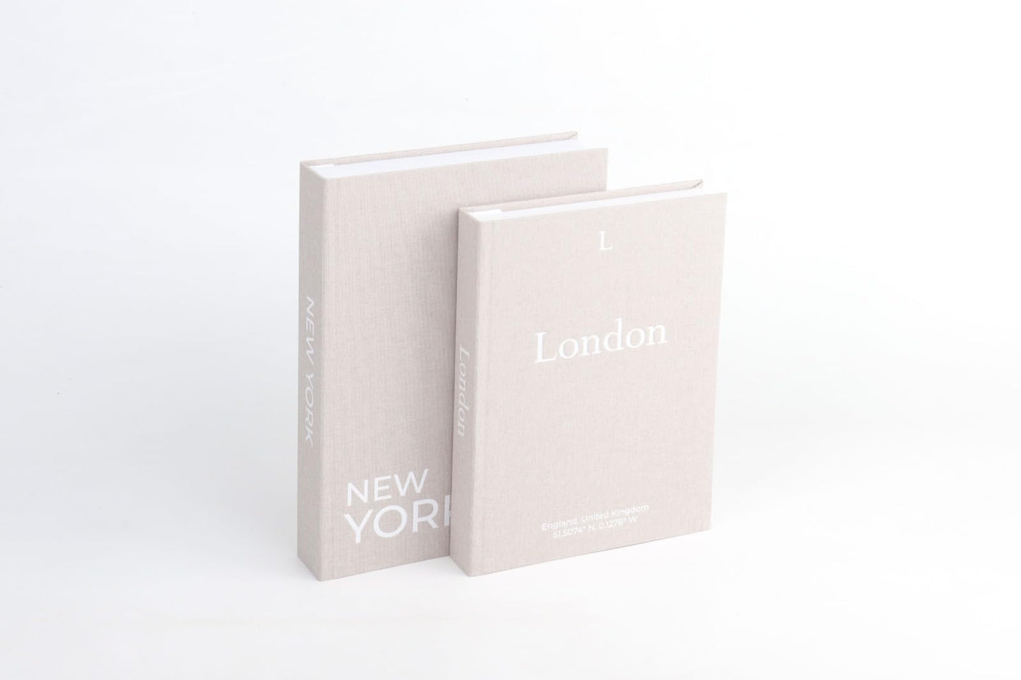 Premium Linen Decorative Books with Storage