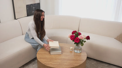 Premium Linen Decorative Books with Storage